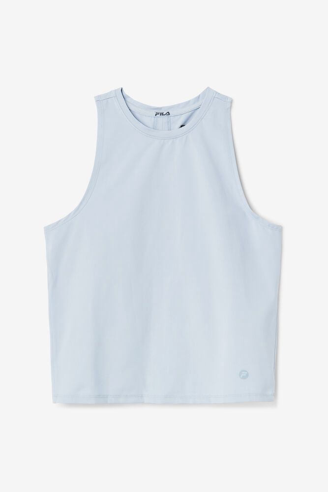 Fila Bring The Energy Blue Tank Top Womens - NZ 95762-MPFZ